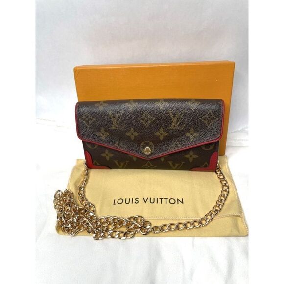 Louis Vuitton Monogram Portefeuille Sarah Retiro Long Wallet - Picture 1 of 12
